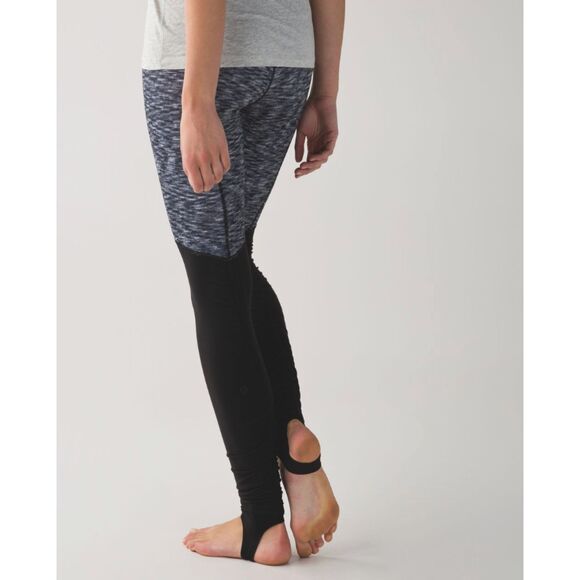 Lululemon Womens Wunder Under High Rise Ruched Stirrup Leggings Size 6 - Picture 3 of 16